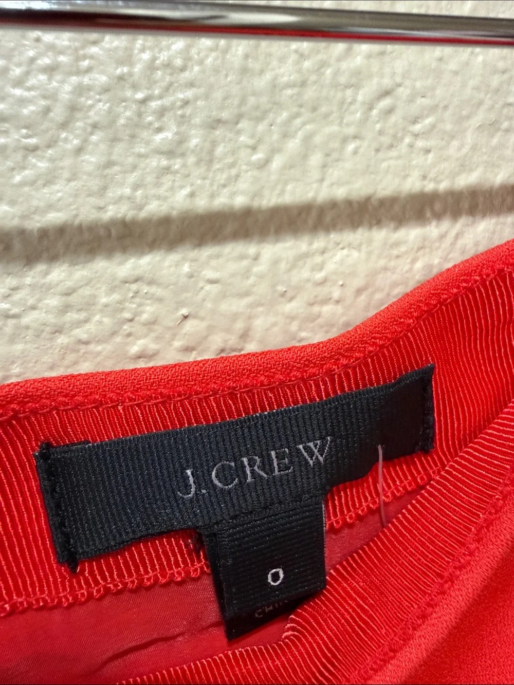 J. Crew Bright Red Circle Skirt